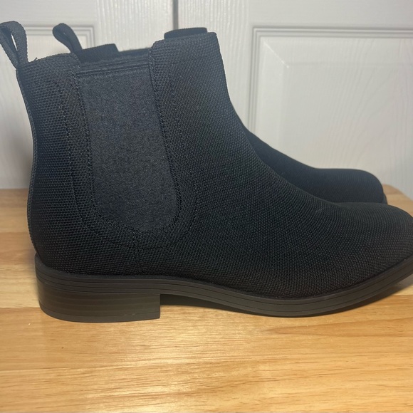 VIVAIA Black Square Toe Chelsea Booties Size 40.5 (US 9) - Picture 4 of 14